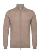 Mamason Tops Knitwear Full Zip Jumpers Beige Matinique