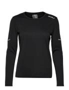 Aero Long Sleeve Sport T-shirts & Tops Long-sleeved Black 2XU