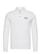 Polo Tops Polos Long-sleeved White EA7