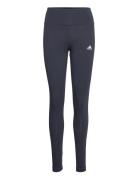 Essentials High Waist Logo Leggings Bottoms Leggings Blue Adidas Sport...