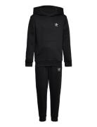 Adicolor Hoodie Set Sport Tracksuits Black Adidas Originals