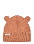 Gina Beanie With Ears Accessories Headwear Hats Beanie Beige Liewood