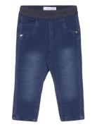 Nmfsalli Slim Swe Jeans 1190-Bo Noos Bottoms Jeans Skinny Jeans Blue N...