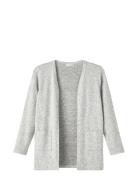 Nkfvicti Ls Knit Card L Noos Tops Knitwear Cardigans Grey Name It