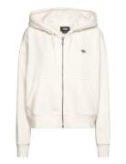 Oakport Zip Hoodie W Tops Sweat-shirts & Hoodies Hoodies Cream Dickies