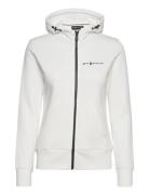 W Gale Logo Zip Hood Sport Sweat-shirts & Hoodies Hoodies White Sail R...