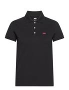 Levis Hm Polo Caviar Tops T-shirts & Tops Polos Black LEVI´S Women