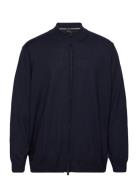 Balonso Tops Knitwear Full Zip Jumpers Navy BOSS