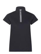 Kim Caps Polo Shirt Tops T-shirts & Tops Polos Navy Daily Sports