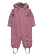 Snowsuit Glitter Outerwear Coveralls Snow-ski Coveralls & Sets Pink En...