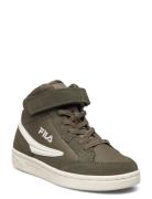 Fila Crew Velcro Mid Kids Sport Sneakers High-top Sneakers Khaki Green...