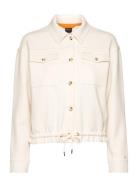 C_Eniara Tops Overshirts Cream BOSS