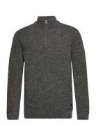 Barbour Horsef Hlf Zip Tops Knitwear Half Zip Jumpers Grey Barbour