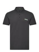 Paule Sport Polos Short-sleeved Black BOSS