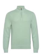 Ebrando-P Tops Knitwear Half Zip Jumpers Green BOSS