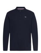 Tjm Slim Placket Ls Polo Tops Polos Long-sleeved Navy Tommy Jeans