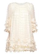 225 River Bead Dress Designers Short Dress Cream Ida Sjöstedt