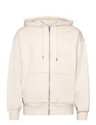 Circle Zip Hoodie Designers Sweat-shirts & Hoodies Hoodies Cream Daily...