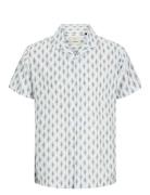 Jprblulincoln Print Resort Shirt S Jnr Tops Shirts Short-sleeved Shirt...