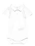 Nbmhaddo Ss Polo Body Bodies Short-sleeved White Name It