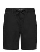 Aklt Jan Cotton Ela Shorts Bottoms Shorts Casual Black Anerkjendt