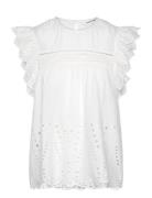 Top Tops Blouses Sleeveless White Sofie Schnoor