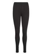 Women Bamboo Long Leggings Bottoms Leggings Black URBAN QUEST