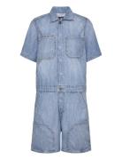 Painter Short Overall S\S Wmn Bottoms Jumpsuits Blue G-Star RAW