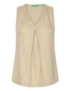 Blouse Tops Blouses Sleeveless Beige United Colors Of Benetton