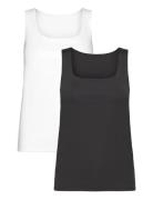 Vmmmillion Sl Square Top 2-Way Jrs 2Pack Tops T-shirts Sleeveless Mult...