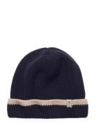 Beanie Knit Accessories Headwear Hats Beanie Navy Huttelihut