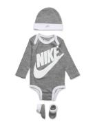 Nike Futura Bodysuit Box Set Langermet Bodysuit Grey Nike