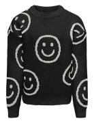 Koghappie L/S Pullover Knt Tops Knitwear Pullovers Black Kids Only