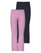 Nkfvivii 2P Pant Bottoms Trousers Multi/patterned Name It