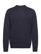 Jjejack Knit Crew Neck Sn Tops Knitwear Round Necks Navy Jack & J S