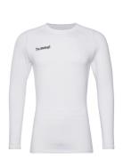 Hml First Performance Jersey L/S Sport T-shirts Long-sleeved White Hum...