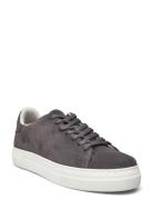 Slhdavid Chunky Suede Sneaker Noos Lave Sneakers Grey Selected Homme