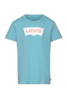 Lvb Batwing Tee / Lvb Batwing Tee Tops T-shirts Short-sleeved Blue Lev...