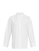 Mschtalora Zenika Shirt Tops Shirts Long-sleeved White MSCH Copenhagen