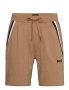 Iconic Shorts Bottoms Shorts Sweat Shorts Brown BOSS