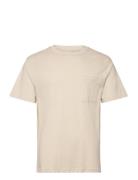 Sddurant Ss Tops T-shirts Short-sleeved Cream Solid