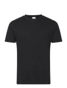 Slim-Fit Cotton T-Shirt Tops T-shirts Short-sleeved Black Mango