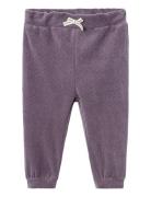 Nmfnew Nreg Vel Pant Bottoms Sweatpants Purple Name It