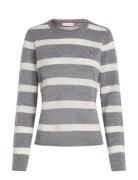 Soft Wool C-Nk Sweater Tops Knitwear Jumpers Grey Tommy Hilfiger