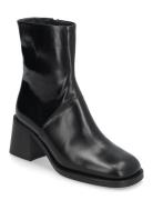 264-Diouma Cuir Shoes Boots Ankle Boots Ankle Boots With Heel Black Jo...