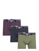 Men's Knit 3-Pack Boxer Boksershorts Navy Emporio Armani