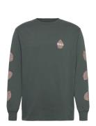 C S Long Sleeve Tops T-shirts Long-sleeved Green Makia