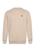 Tape Crew Neck Sport Sweat-shirts & Hoodies Sweat-shirts Beige Lyle & ...