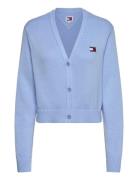 Tjw Essential Badge Cardigan Ext Tops Knitwear Cardigans Blue Tommy Je...