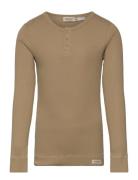 Tee Ls Tops T-shirts Long-sleeved T-shirts Brown MarMar Copenhagen